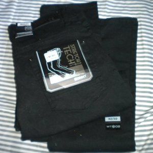 wto2 stretch tech black skinny jeans